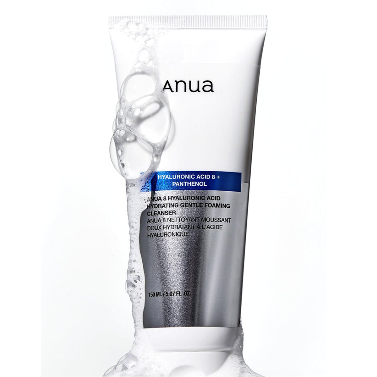 ANUA 8 hyaluronic acid hydrating gentle foaming cleanser 150ml - 4
