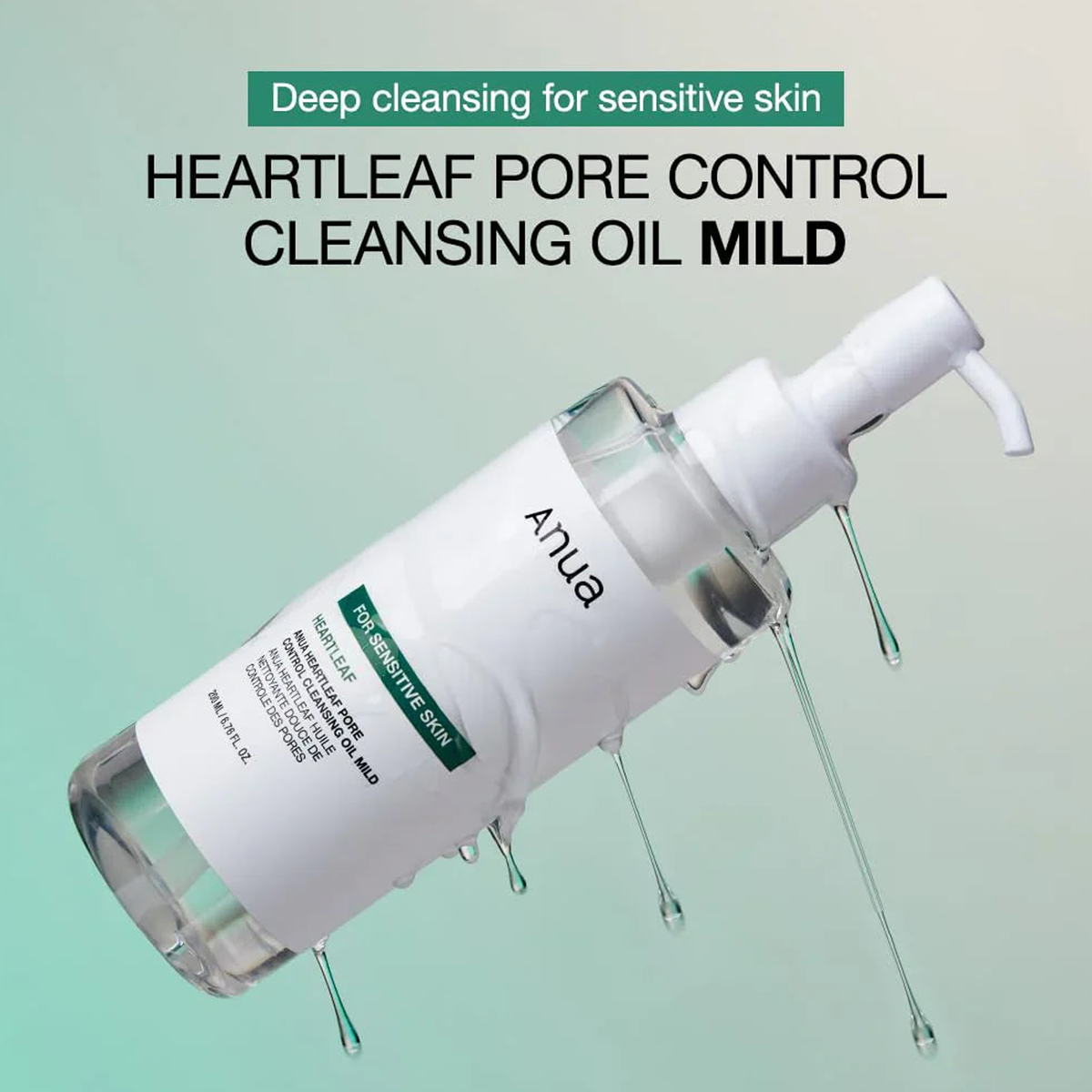 ANUA hearleaf pore control cleansing oil mild 200ml - 4