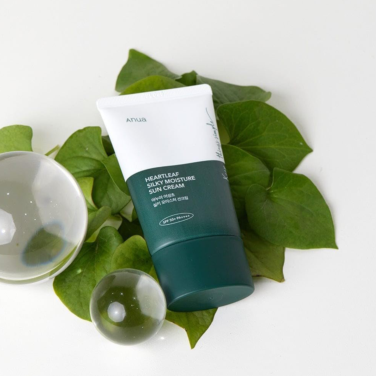 ANUA hearleaf silky moisture suncream 50ml - 3