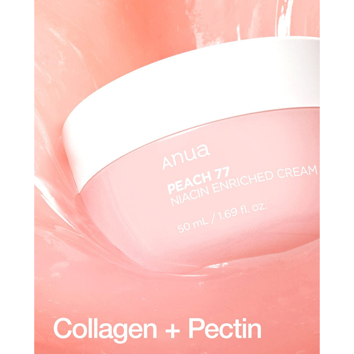 ANUA peach 77% niacin enriched cream 50ml - 1