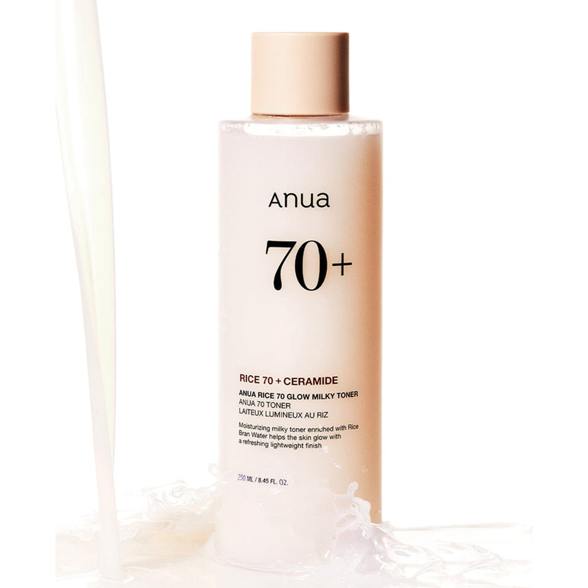 ANUA rice 70 glow milky toner 250ml - 1