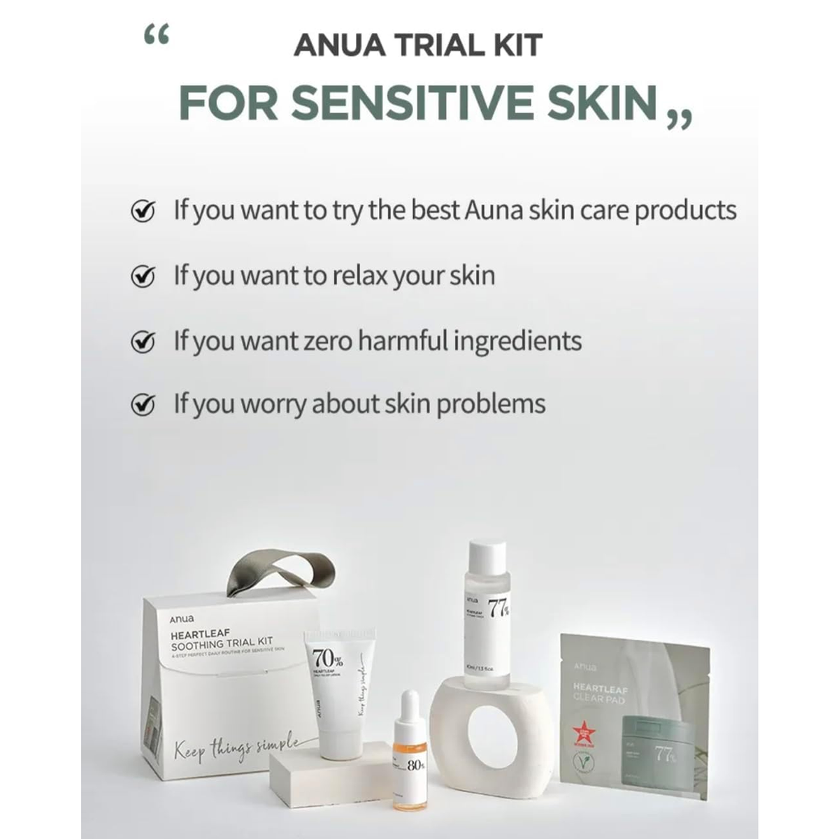 ANUA soothing trial kit - 4