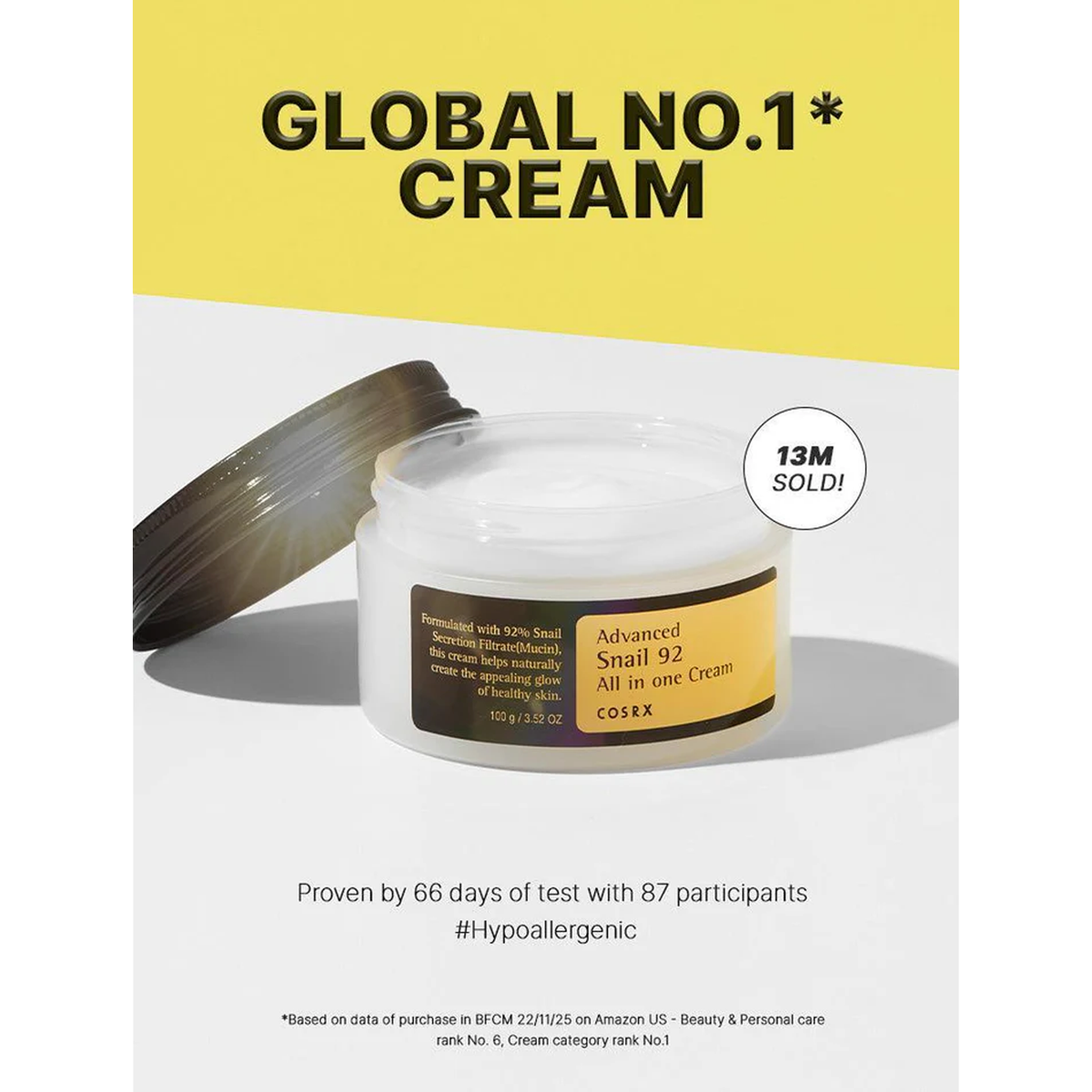 COSRX Advanced Snail 92 All in one Cream - Global No.1 Cream