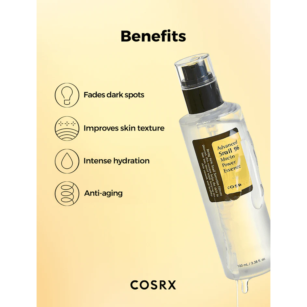 Advanced Snail 96 Mucin Power Essence - Benefits