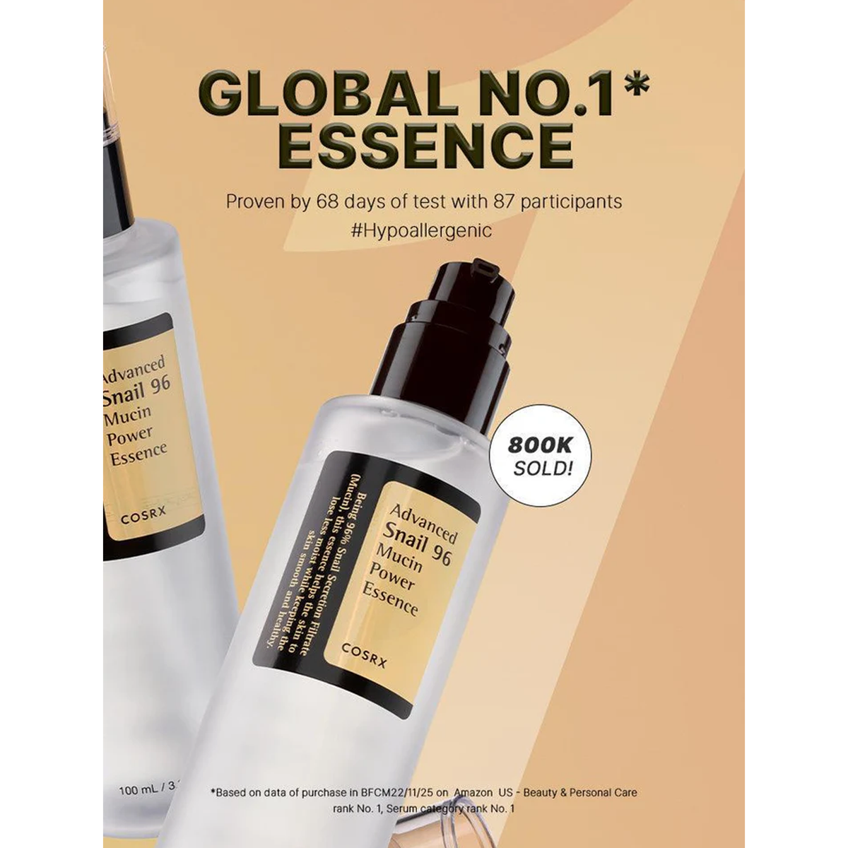 Advanced Snail 96 Mucin Power Essence - Global No.1 Essence