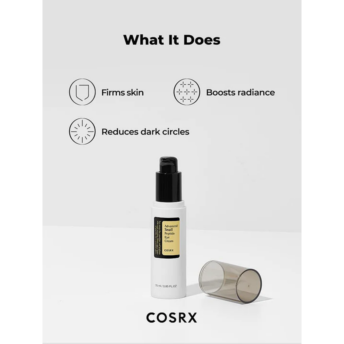 COSRX Advanced Snail Peptide Eye Cream - What It Does