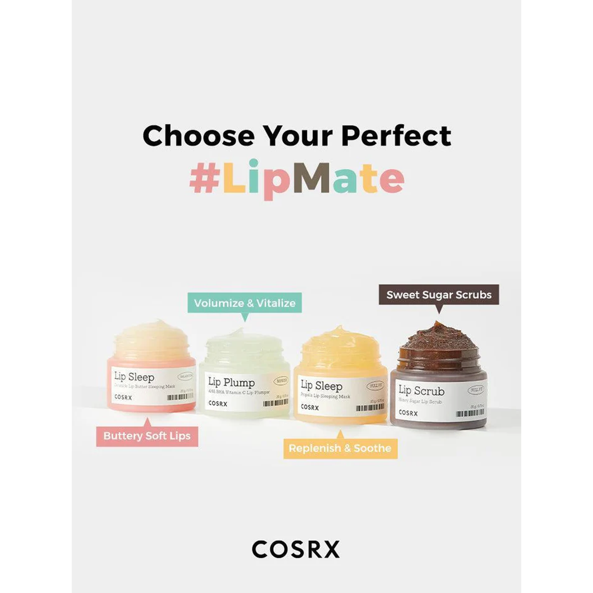COSRX Balancium Ceramide Lip Butter Sleeping Mask - Choose Your Lip mate