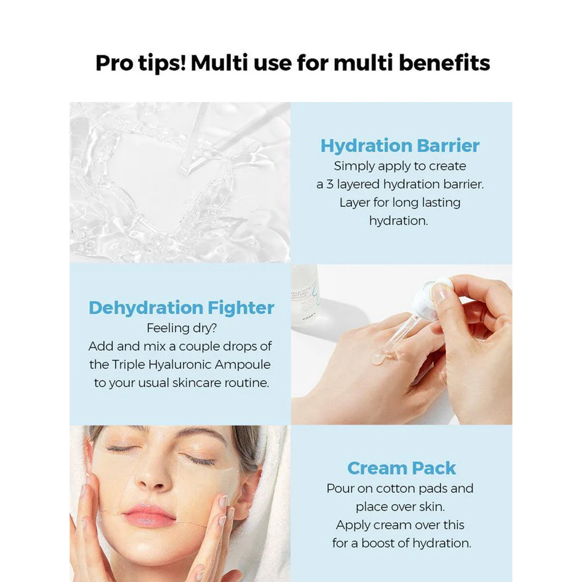 Pro tips! Multi use for multi benefits