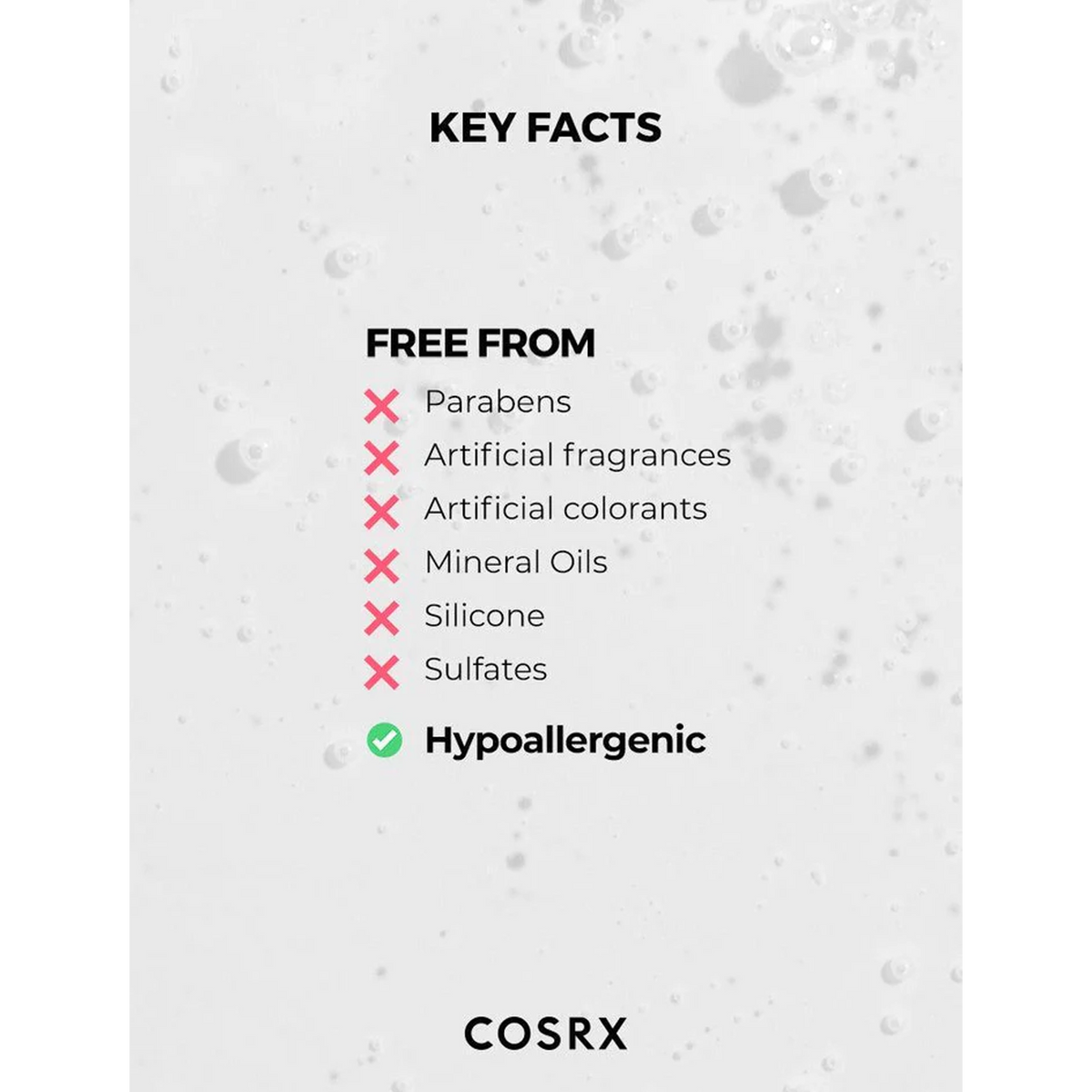 COSRX Low pH Good Morning Gel Cleanser 150mL - Key Facts