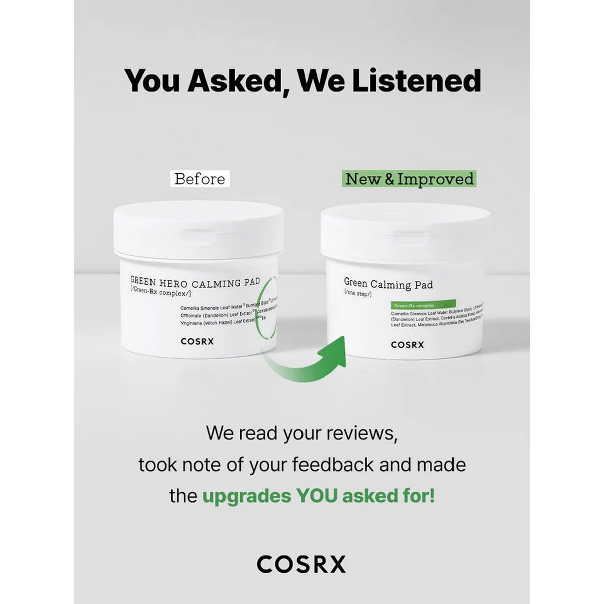You Asked, We Listened