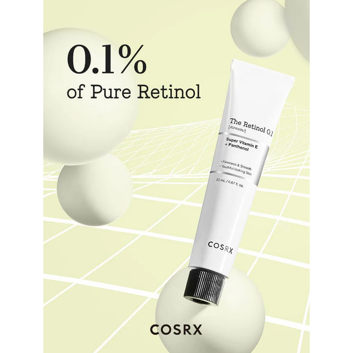 COSRX The Retinol 0.1 cream - 0.1% of pure retinol