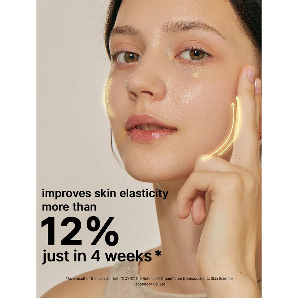 improves skin elasticity more than 12% just in 4 weeks