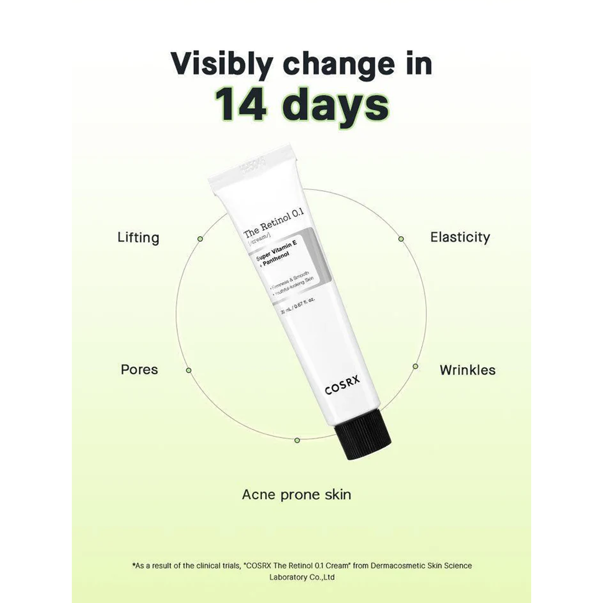Visibly change in 14 days