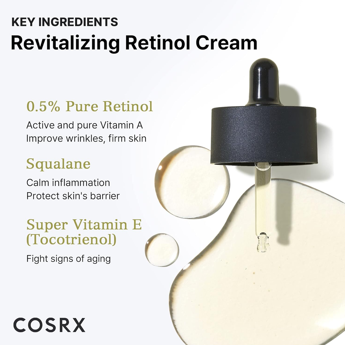 KEY INGREDIENTS
Revitalizing Retinol Cream