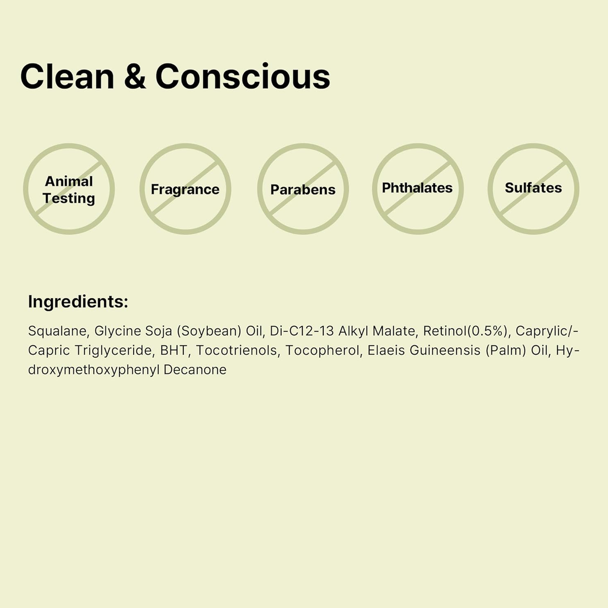 COSRX The Retinol 0.5 Oil - Clean and conscious