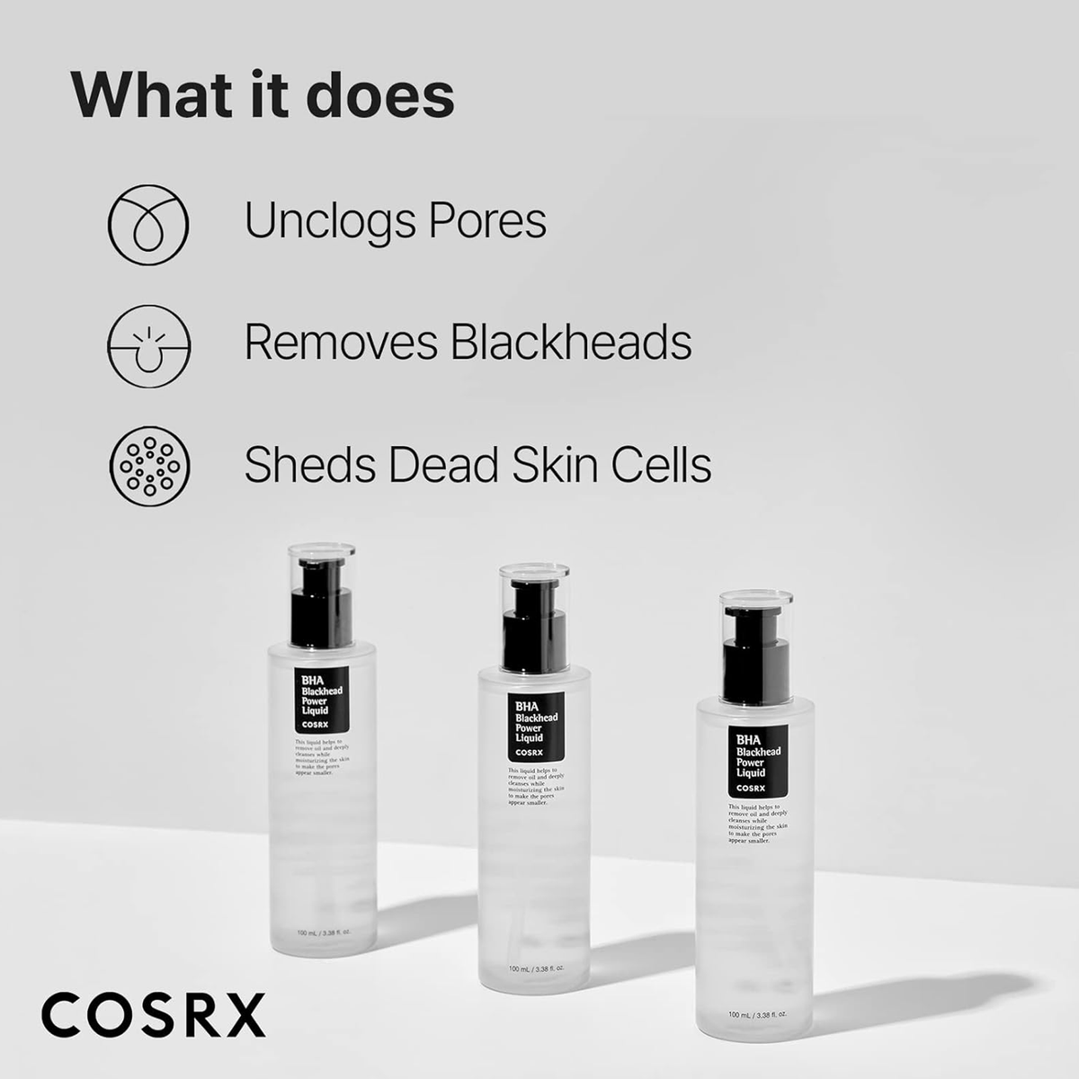 COSRX bha Blackhead Power Liquid Exfoliating Toner - What it Does