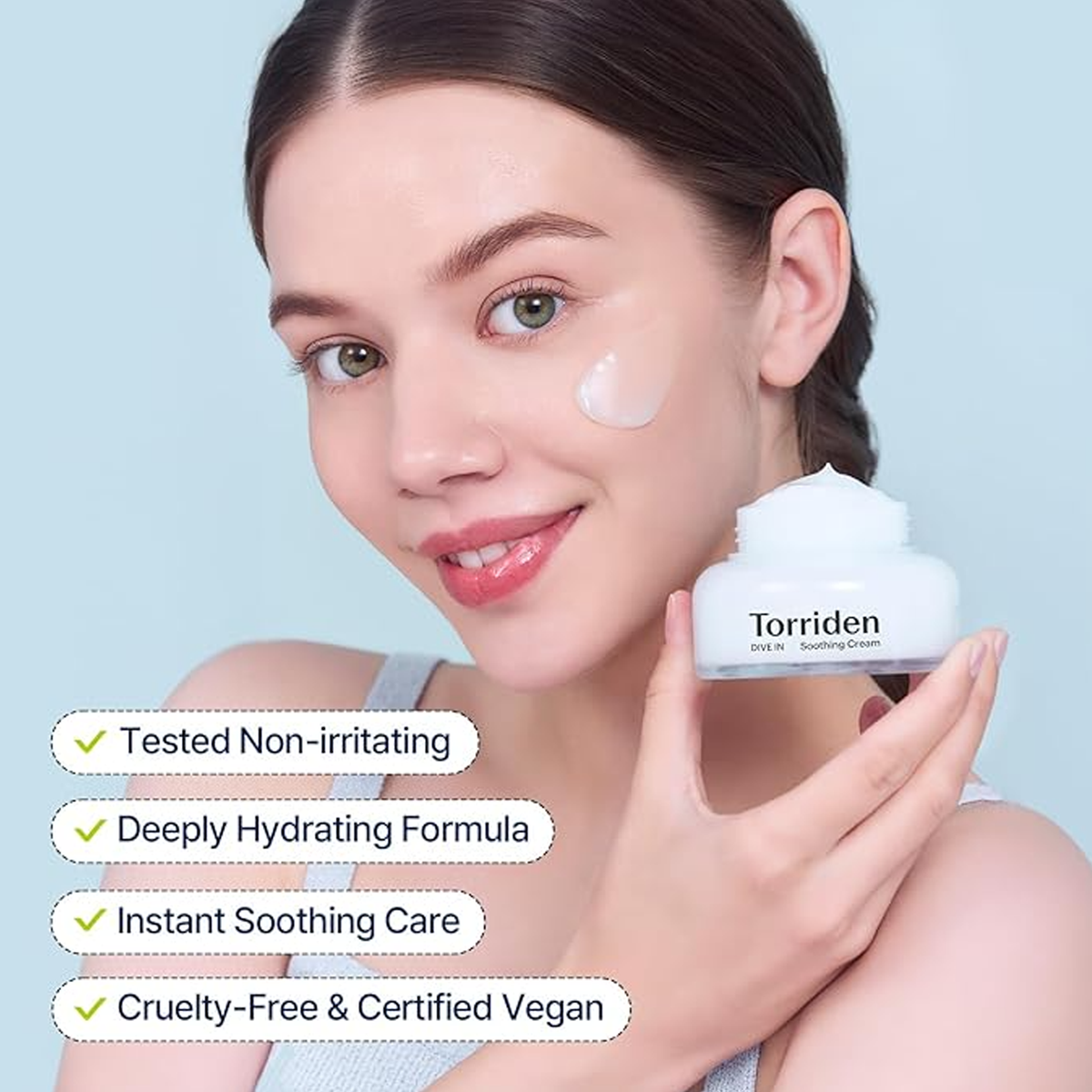 Torriden dive-in Low Molecular Hyaluronic Acid Soothing cream - 100ml