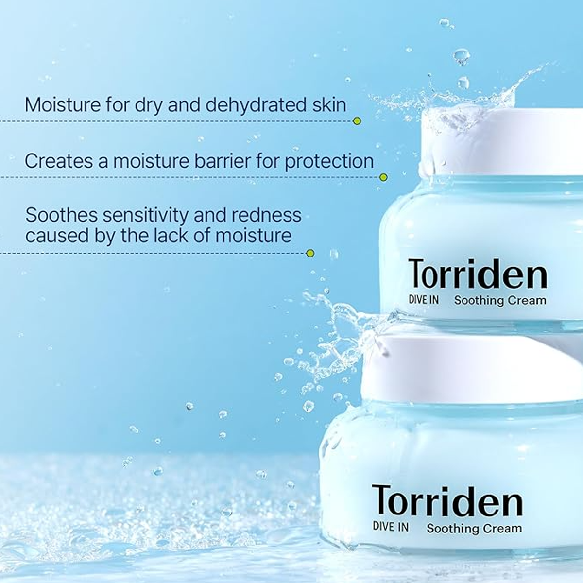 Torriden dive-in Low Molecular Hyaluronic Acid Soothing cream - 100ml